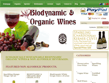 Tablet Screenshot of biodynamic-organic-wine.com